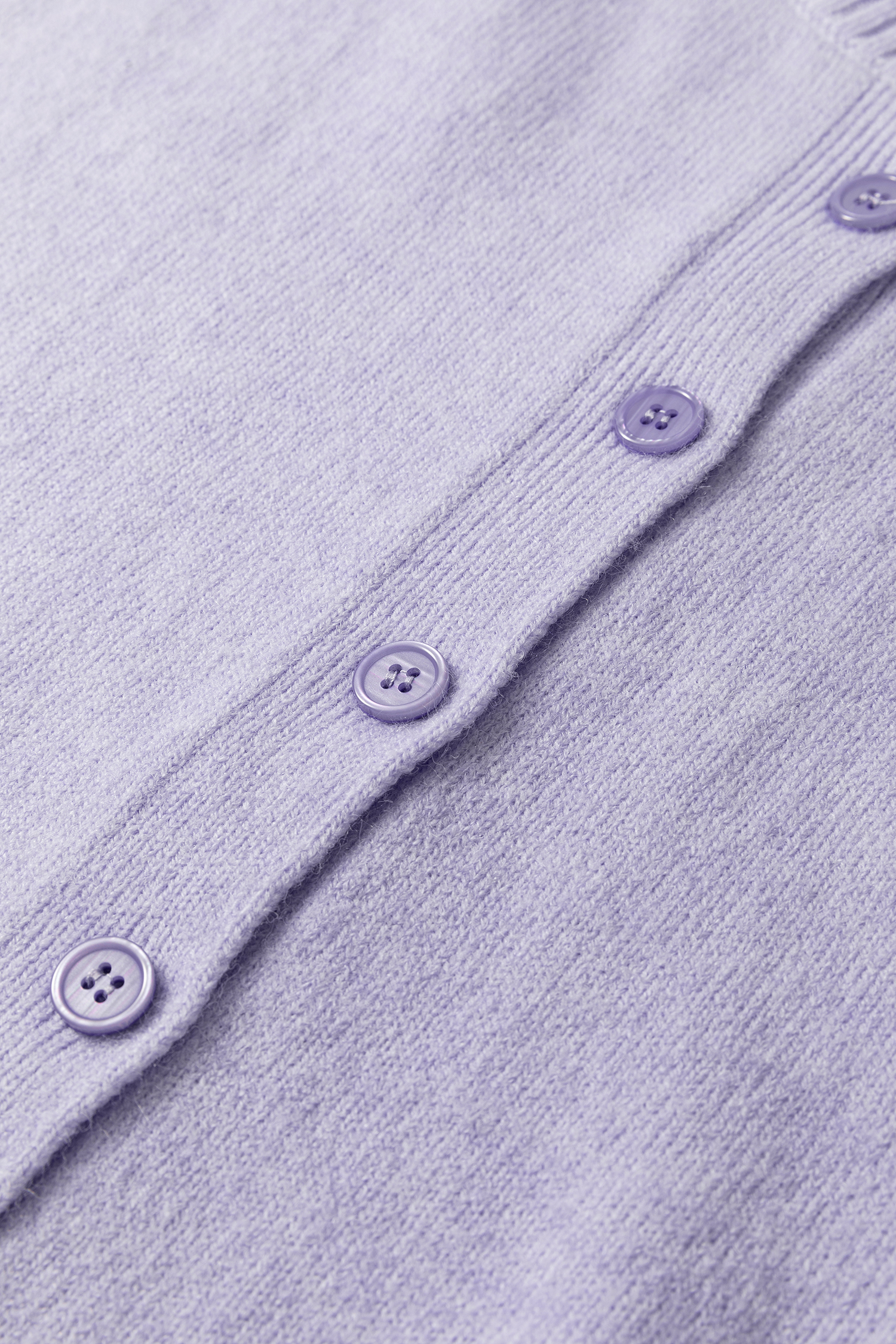 Lavendula 3/4 Sleeve Boxy Knit Button Down Sweater Cardigan