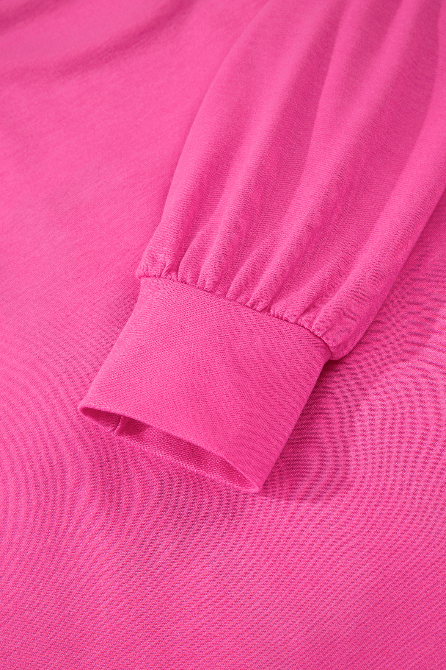 Rose Red Merry & Bright Christmas Letter Graphic Sweatshirt