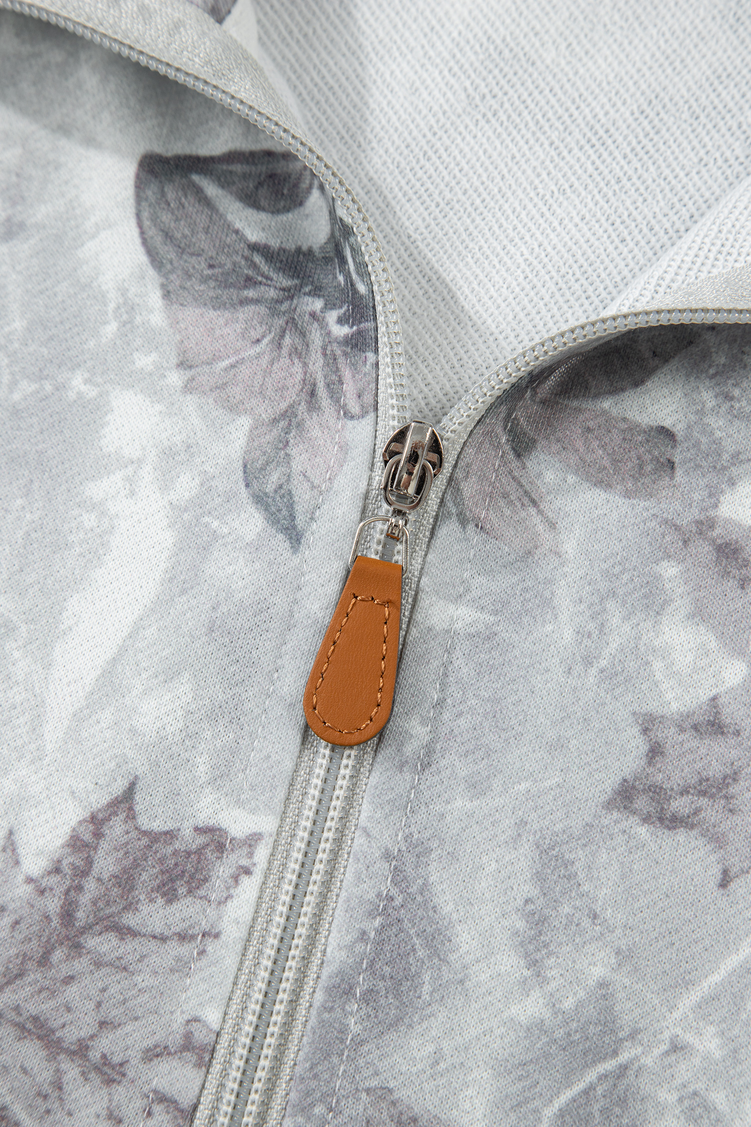 Beige Camo Print Baggy Drawstring Jogger Sweatpants