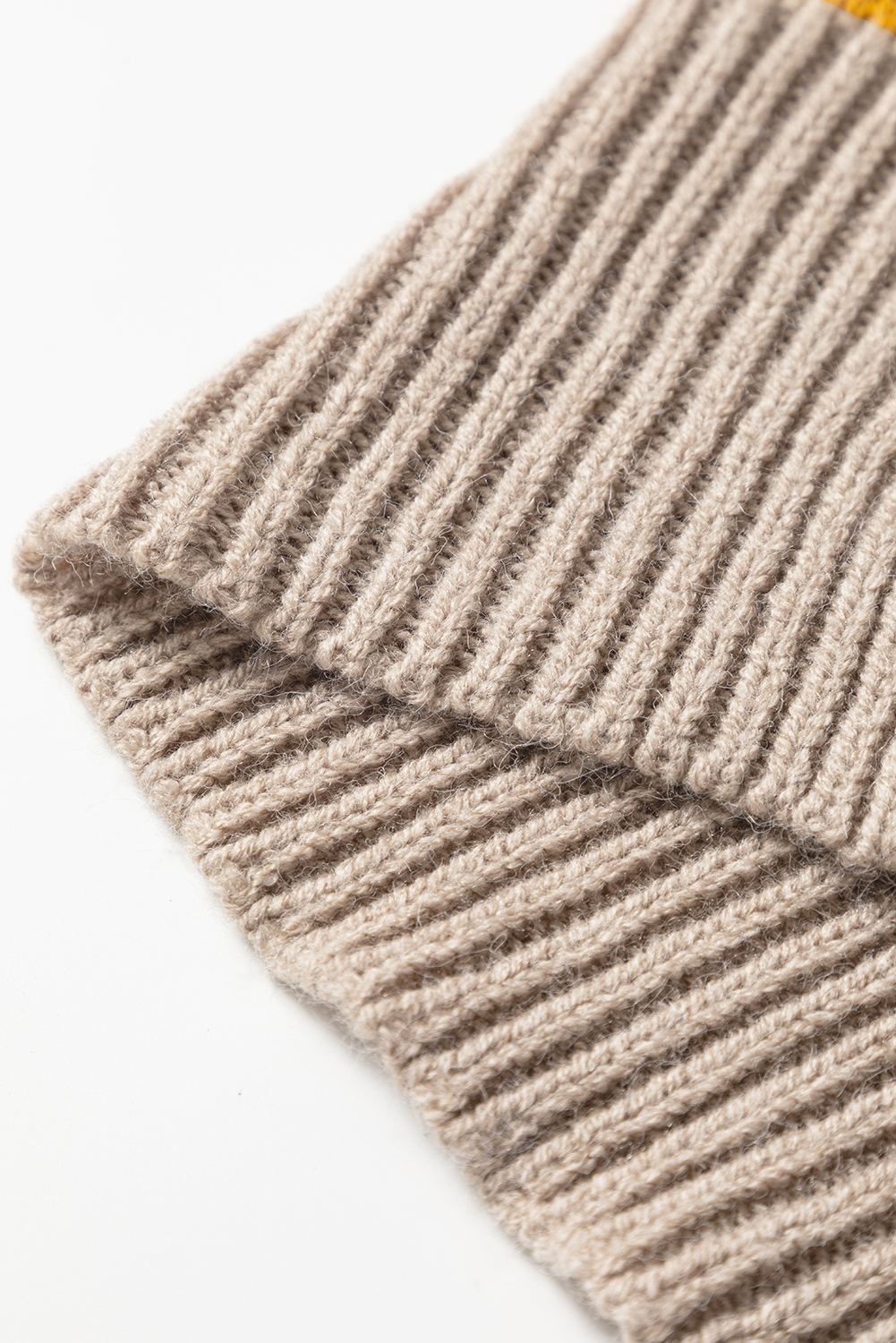 Multicolour Stripe Drop Shoulder Crew Neck Sweater