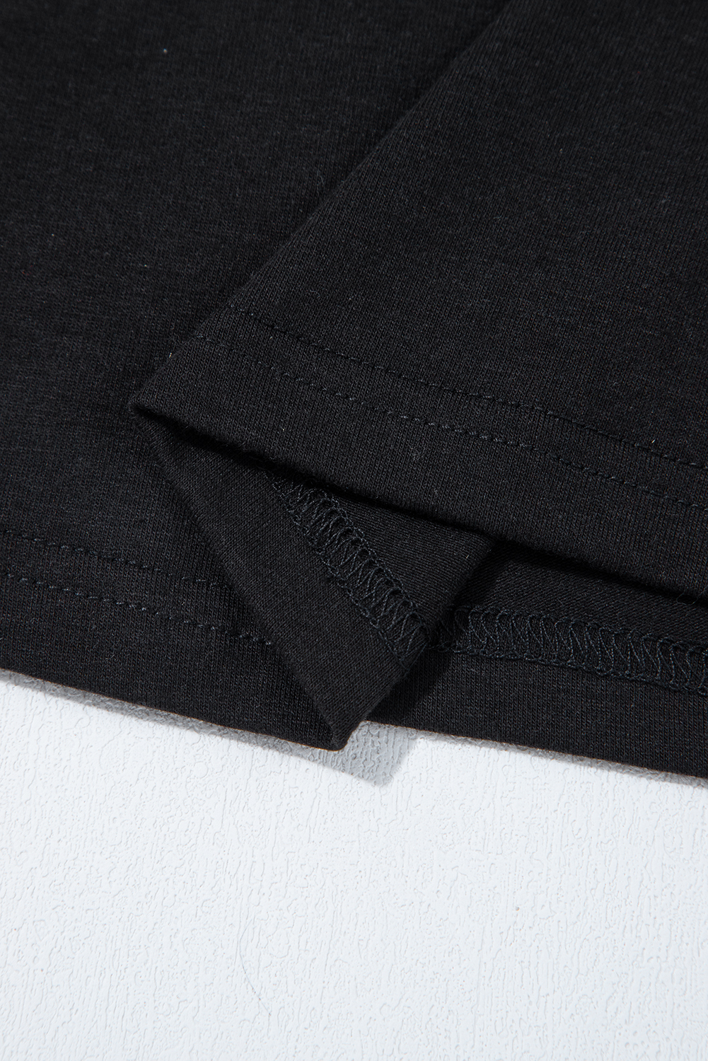 Black MAMA Letter Graphic Neon T Shirt