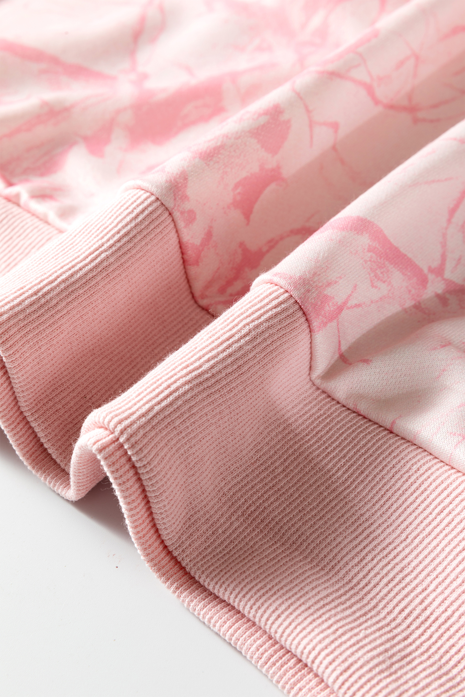 Pink Camo Print Jogger Pants Set