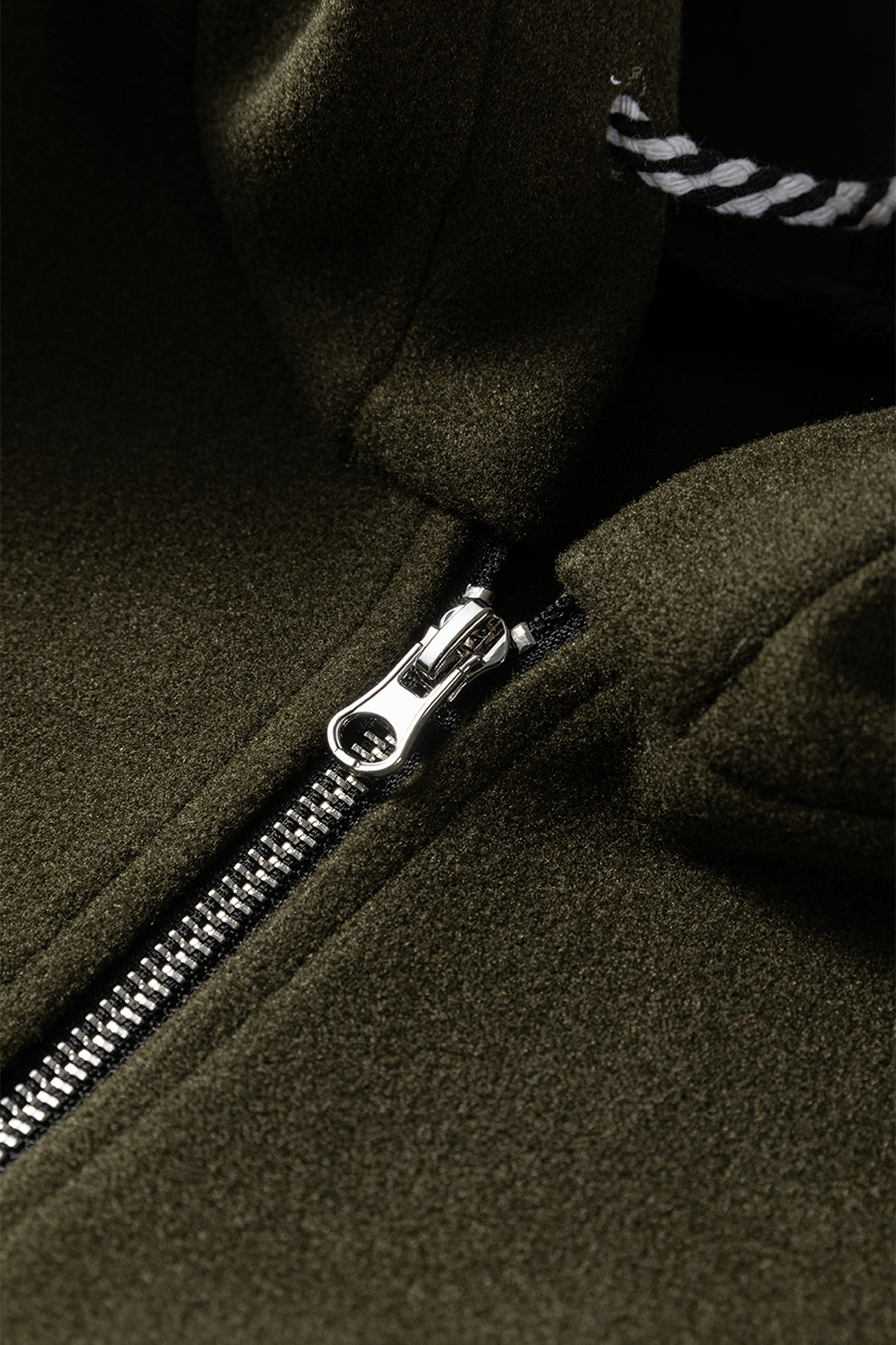 Racing Red Contrast Cuffed Drop Shoulder Zip up Tunic Hoodie