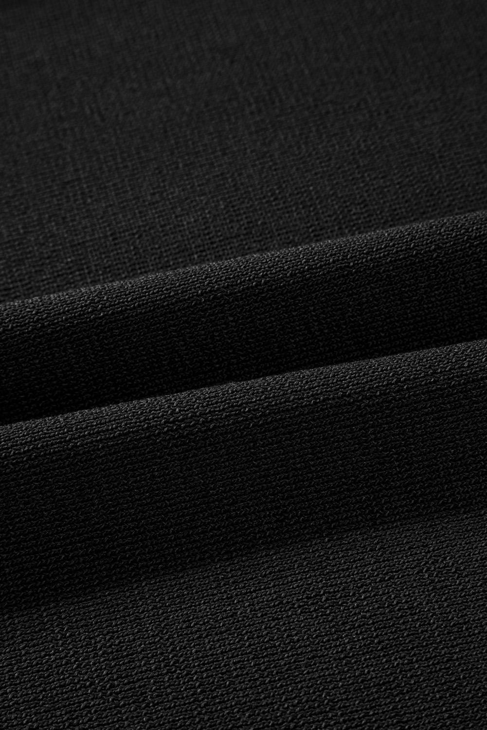 Blackish Green Contrast Trim Half Sleeve Top Drawstring Pants Loose 2pcs Sweater Suit