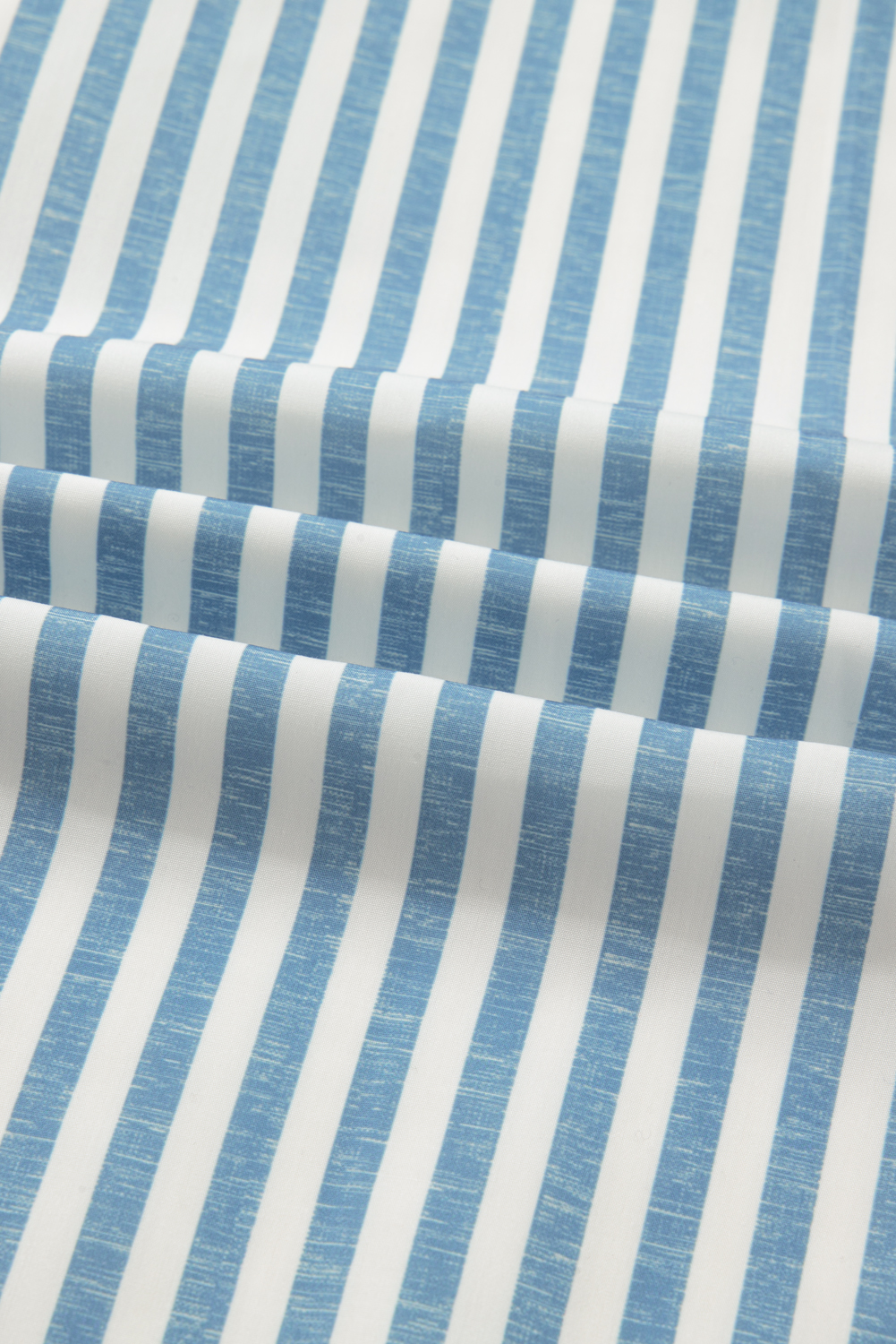 Sky Blue Leopard Striped Western Casual Shirt