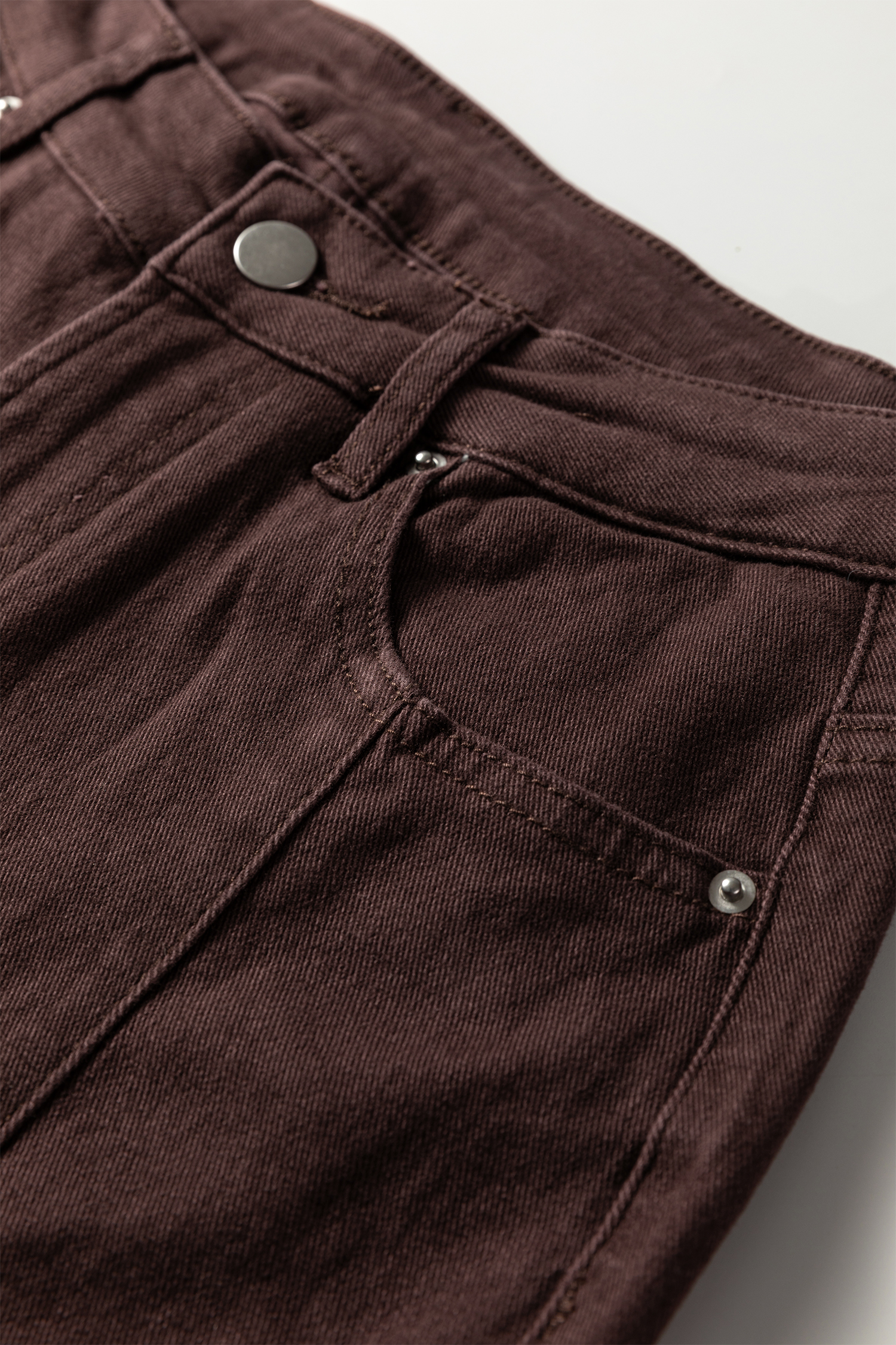 Apricot Solid Color Seamed Center Wide Leg Cropped Jeans