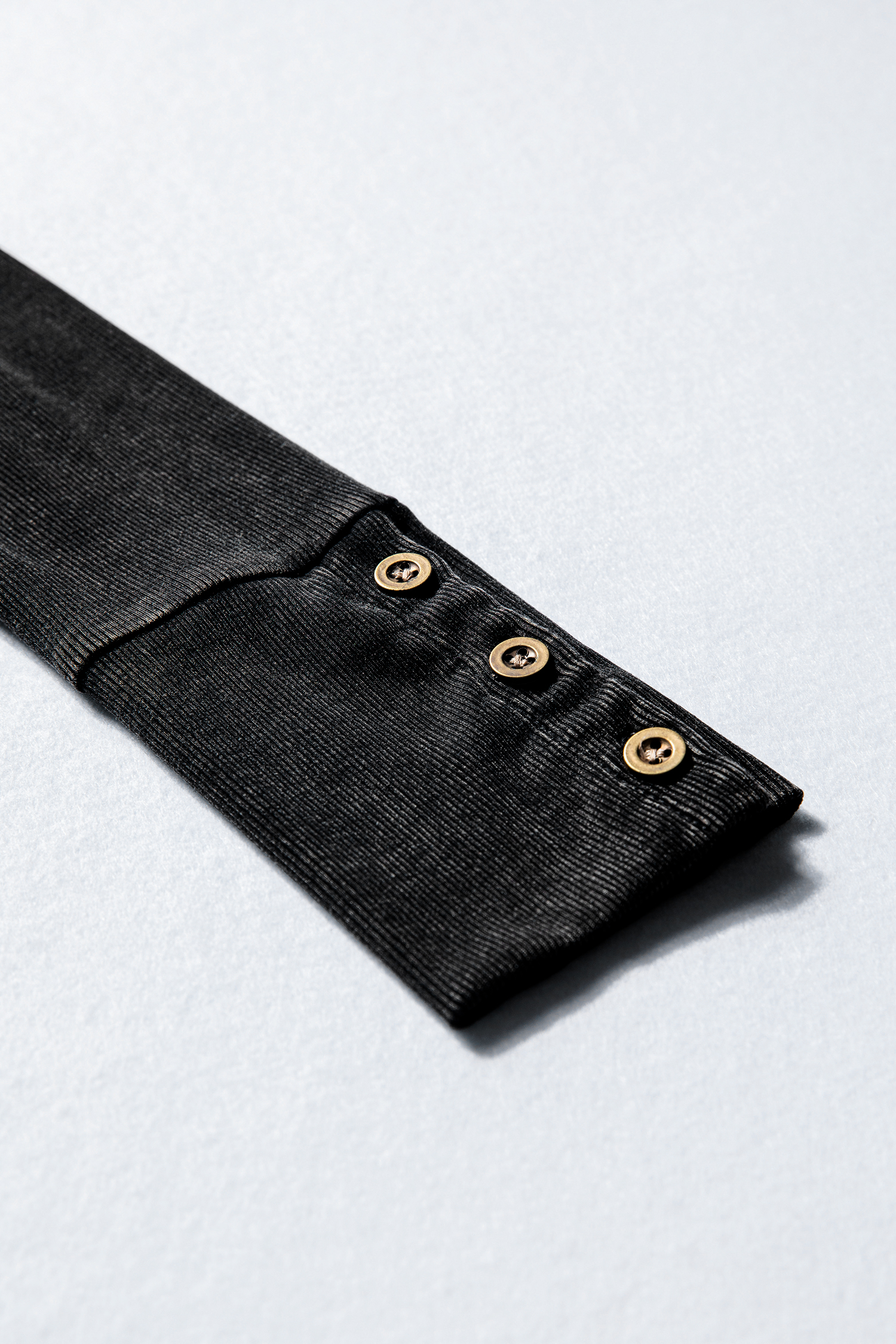 Burgundy Exposed Seam Ribbed Long Sleeve Top