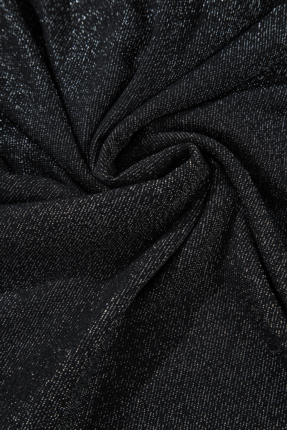 Red Metallic Bowknot Open Back V Neck Top