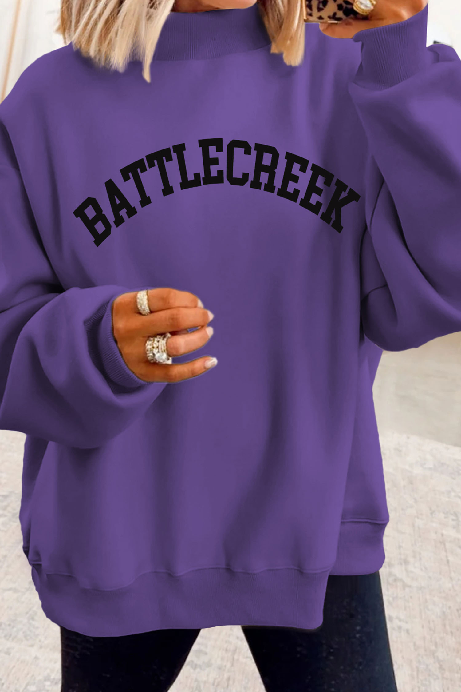 Green Camouflage KENTUCKY Crew Neck Summer Top