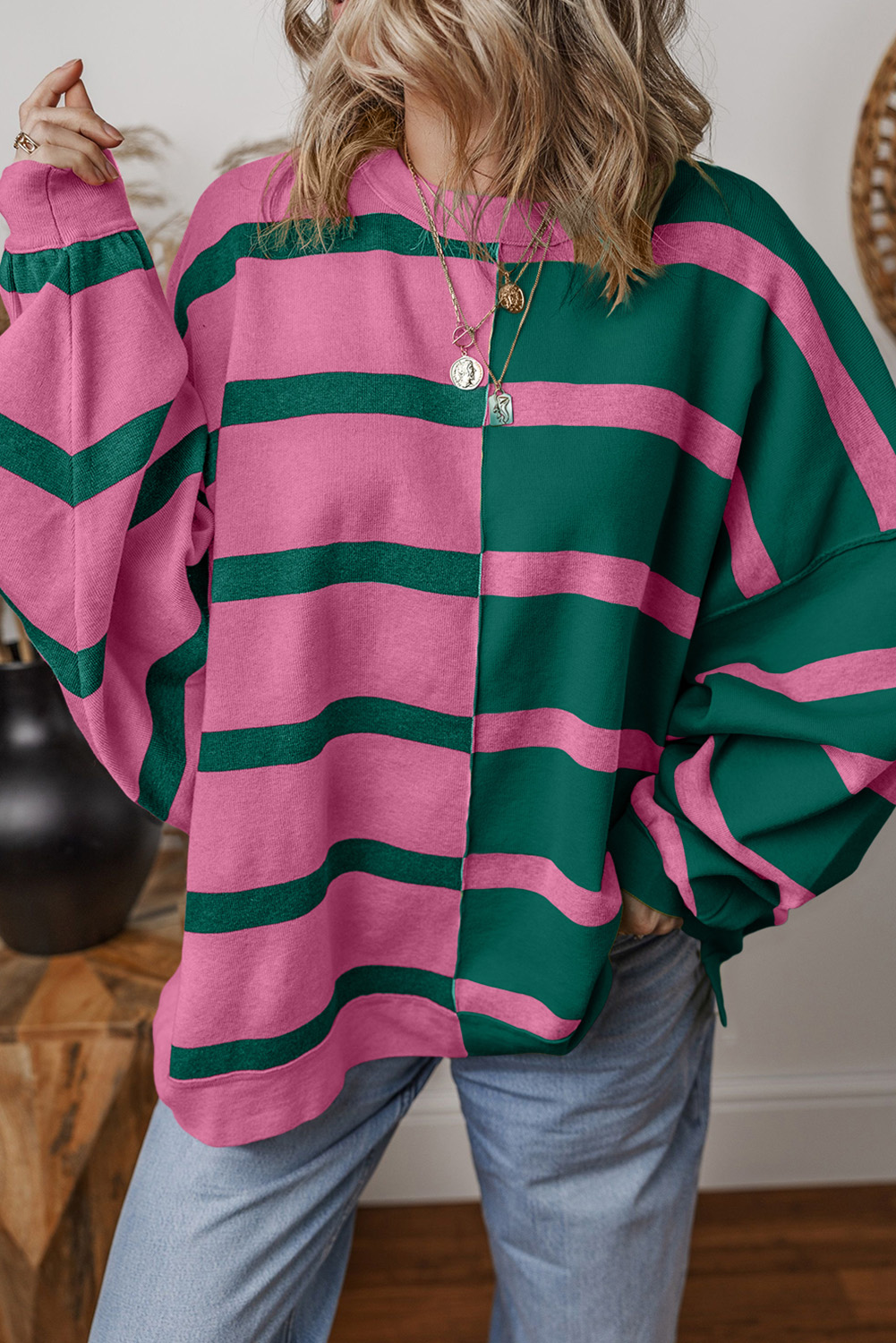 Skobeloff Colorblock Oversized Sweater