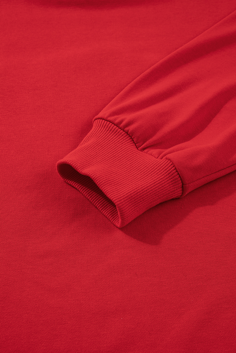 Fiery Red Merry Script Holiday Christmas Graphic Sweatshirt