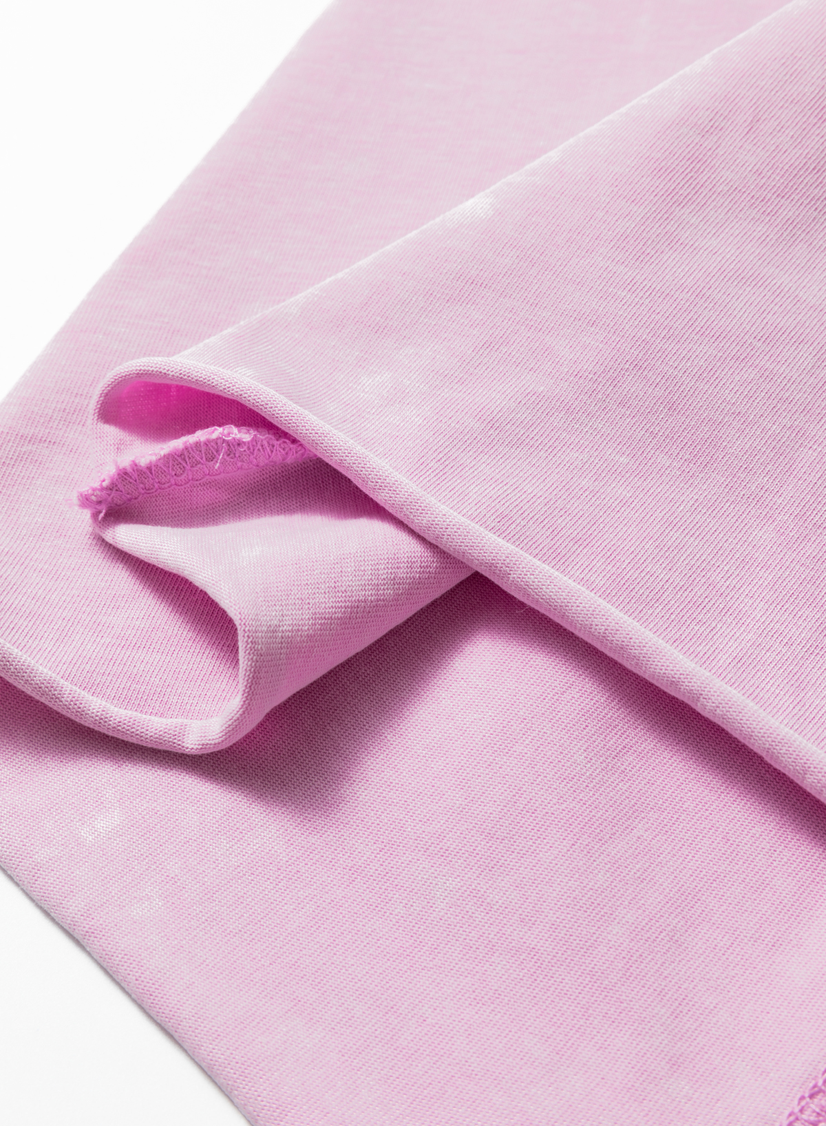 Lavendula Mineral Wash Drop Shoulder Raw Edge Loose Tee