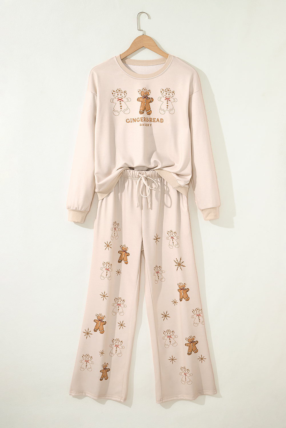 Jet Stream GINGERBREAD BAKERY Christmas Print 2pcs Lounge Set