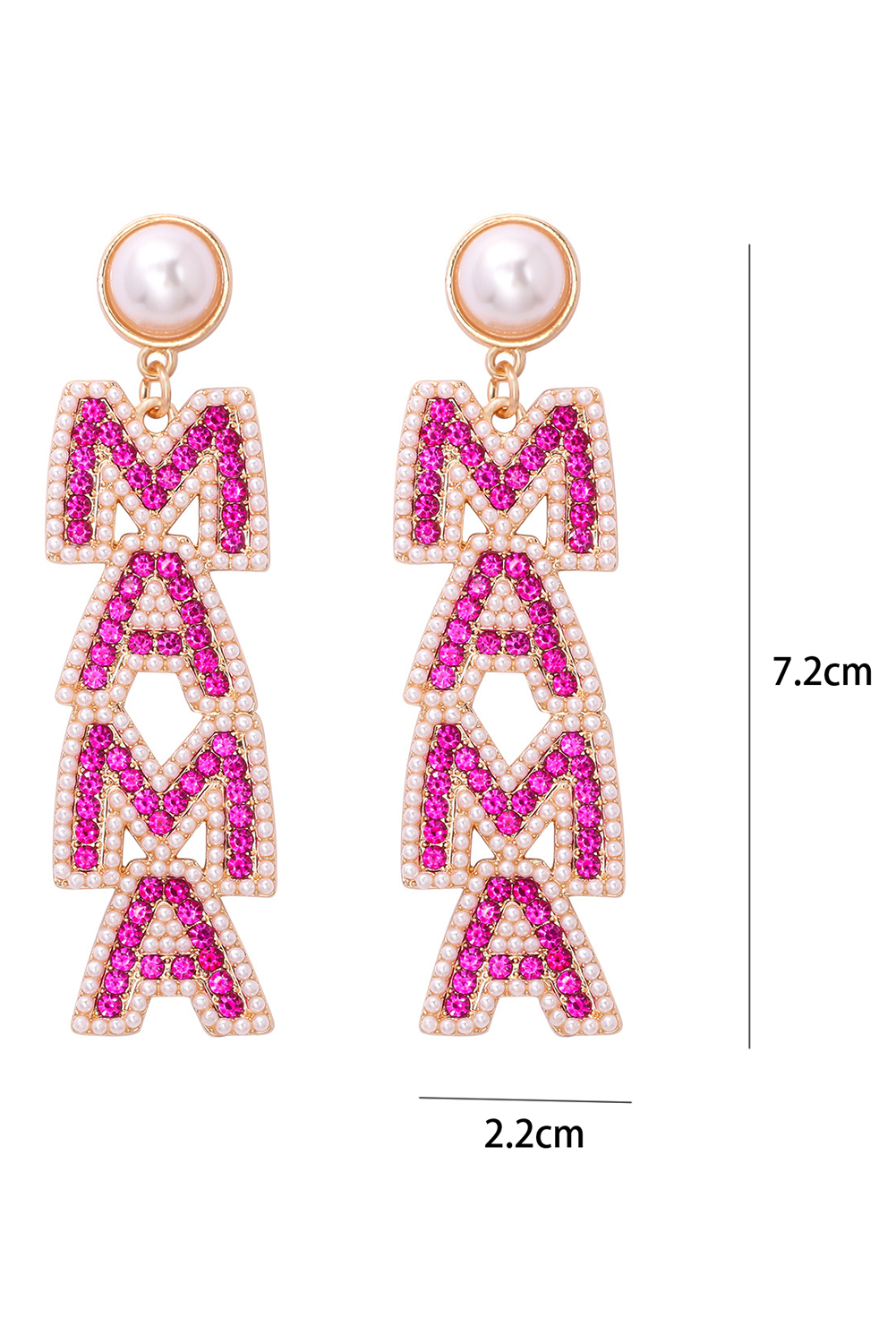 MAMA Sunflower Print Large Hair Clip