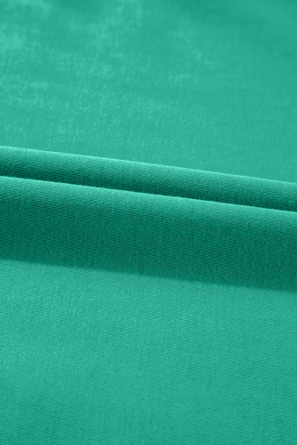 Mint Green Varsity Contrast Striped V Neck Long Sleeve T Shirt Dress with Pockets