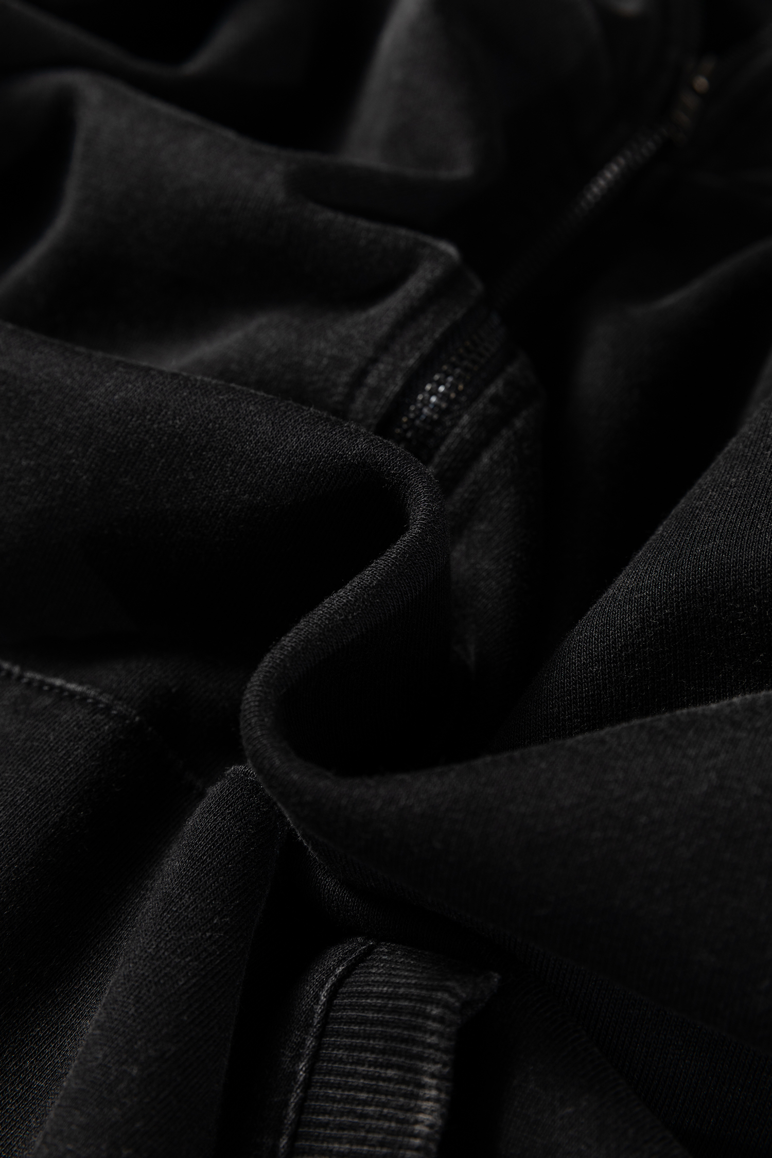 Canton Half Zip Kangaroo Pocket Mineral Wash Baggy Hoodie