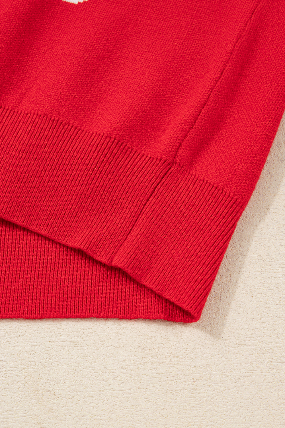 Red Dahlia LET IT SNOW Graphic Christmas Holiday Loose Sweater