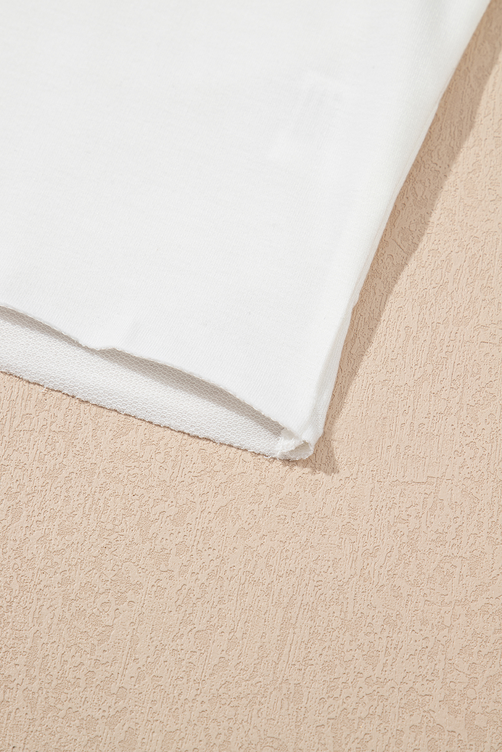 White XOXO Chenille Letter Graphic Valentine Pullover Sweatshirt