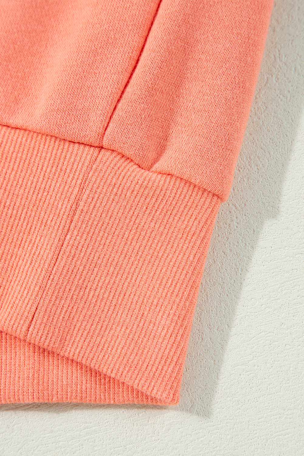 Moonlight Jade Rainbow Striped Sleeve Crew Neck Loose Sweatshirt