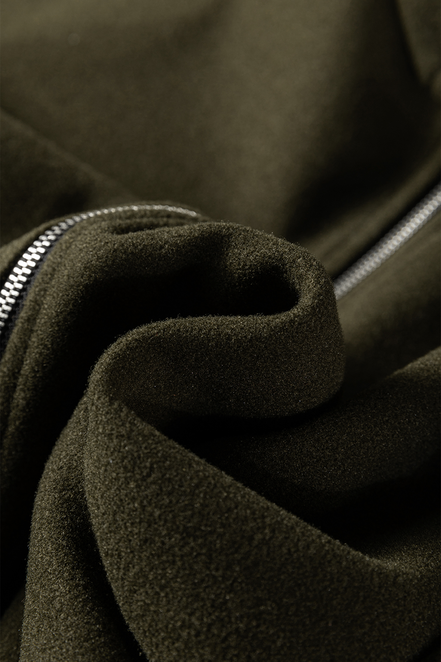 Racing Red Contrast Cuffed Drop Shoulder Zip up Tunic Hoodie