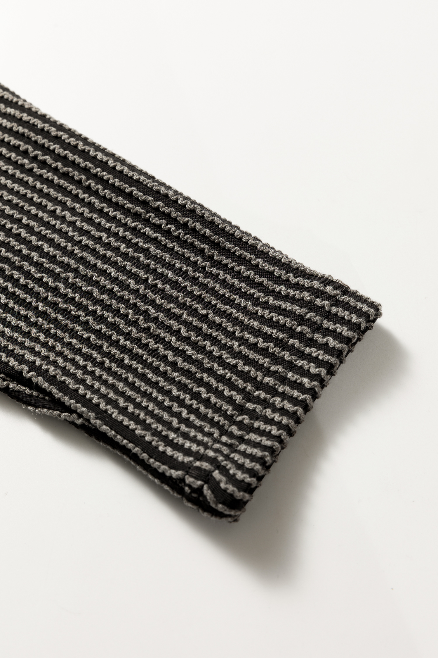 Carbon Grey Twisted Ribbed Dolman Long Sleeve Top