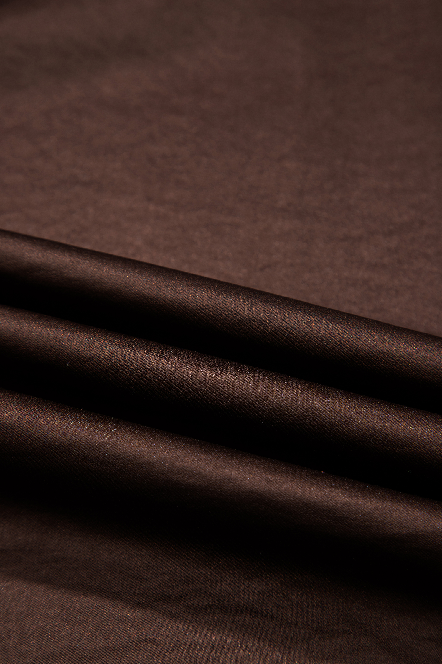 Dark Brown Braided V Neck Long Sleeve Loose Top and Drawstring High Waist Pants 2pcs Outfit