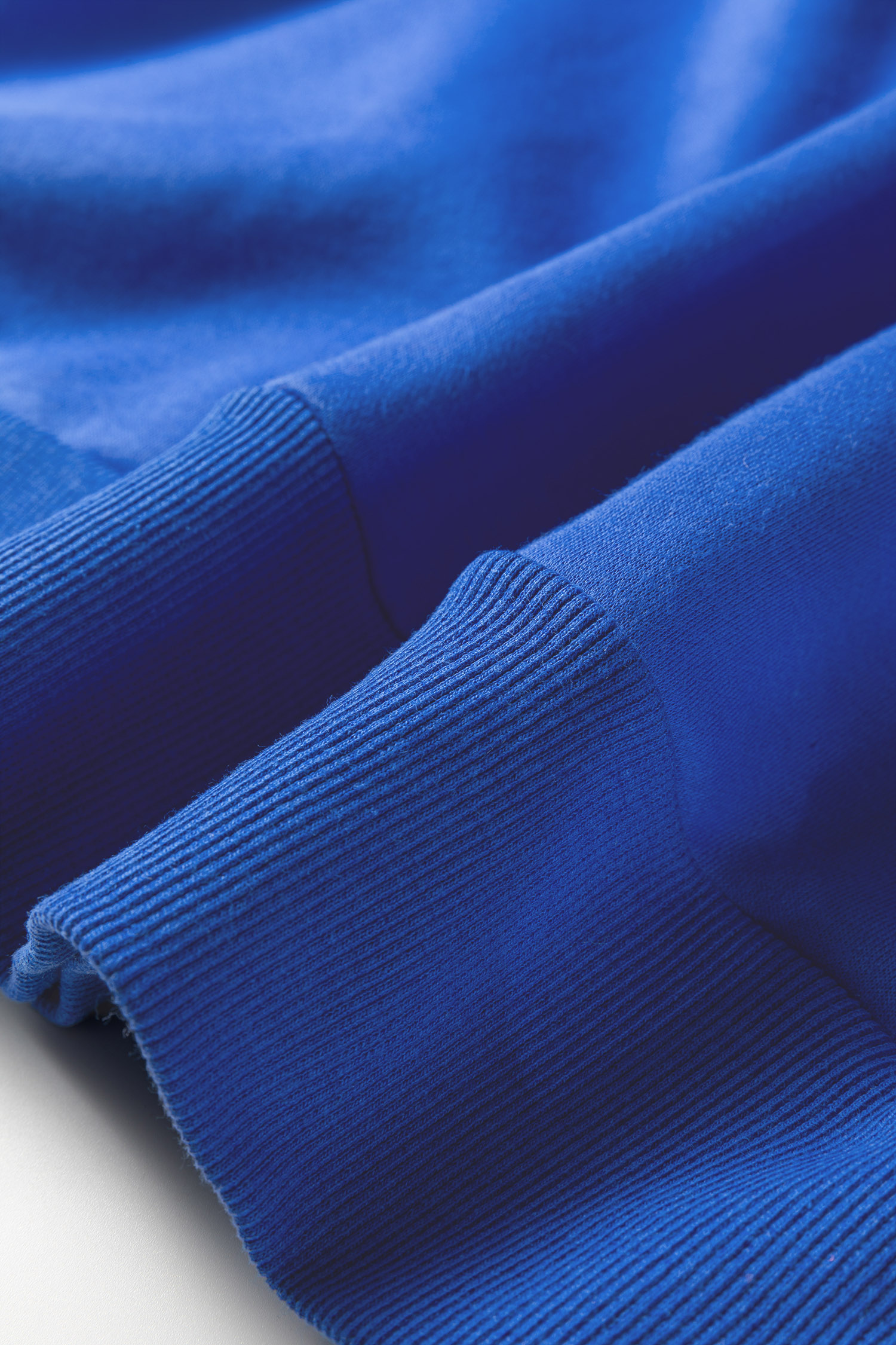 Sky Blue Button up Collared Exposed Seam Chic Sweatshirt