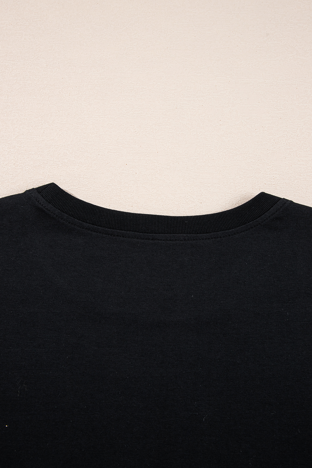 Black Paisley Print Crew Neck Loose Fit Tunic Tee