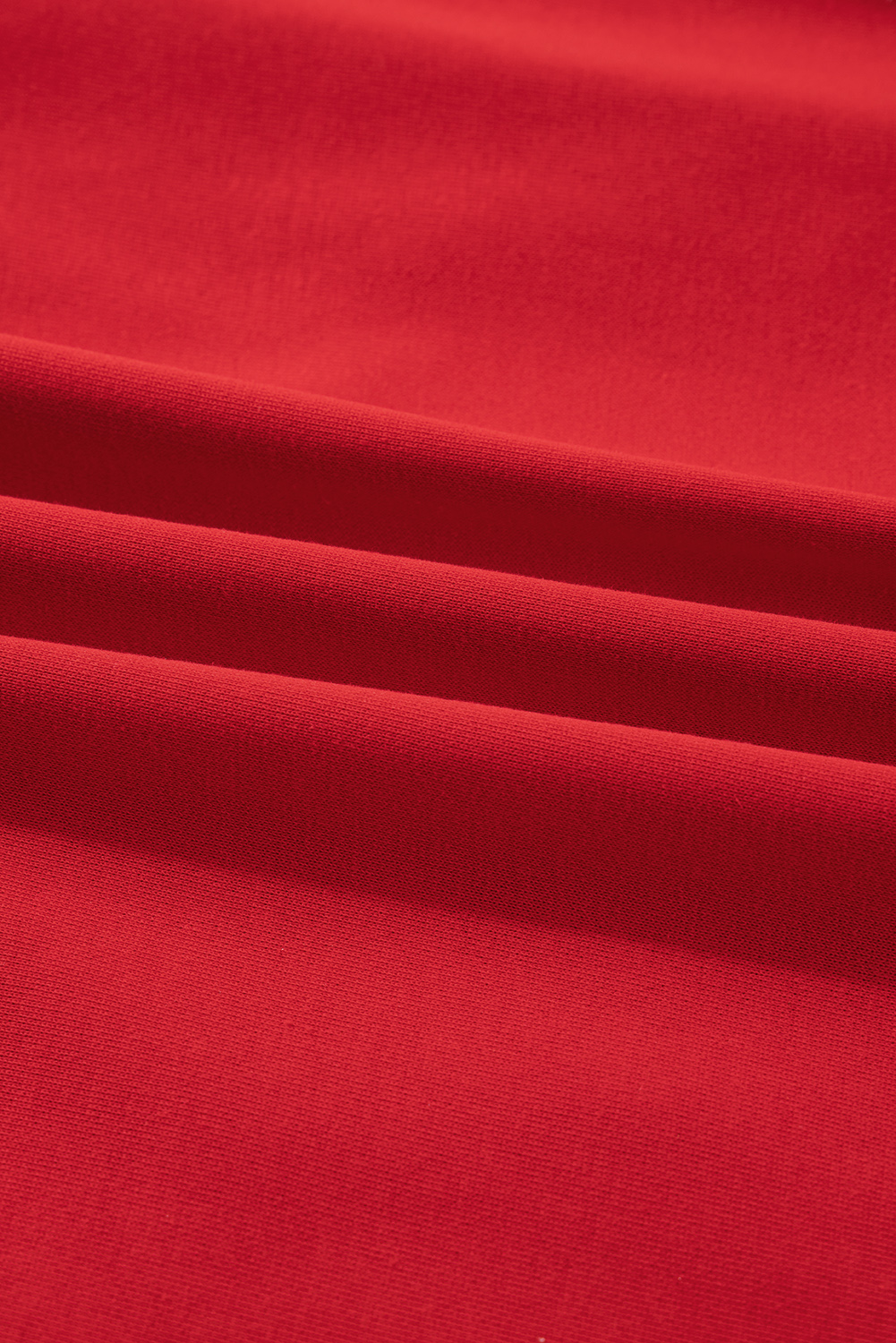 Fiery Red Merry Script Holiday Christmas Graphic Sweatshirt