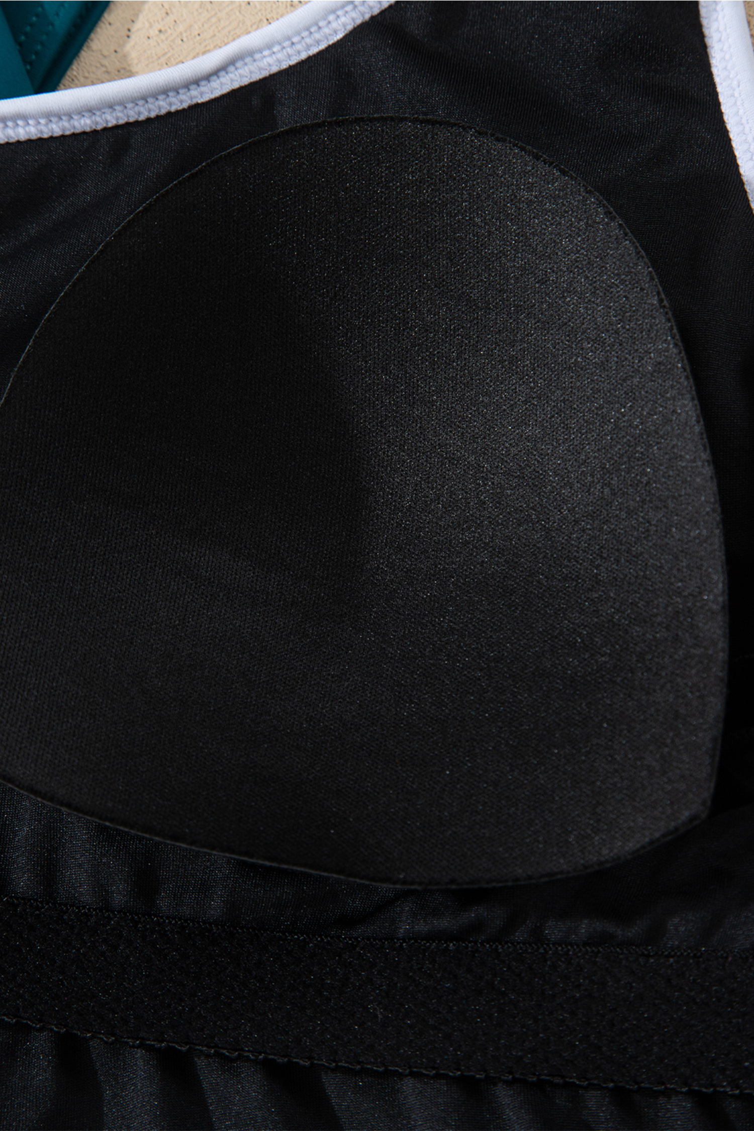 Bright Pink Contrast Edge Ruffled High Waist One Piece Swim Dress