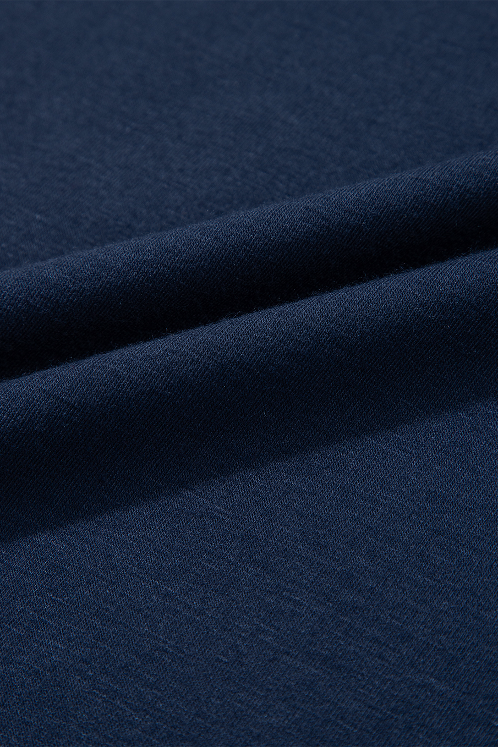 Navy Blue Contrast Lace Raglan Sleeve Pleated Detail Shift Dress