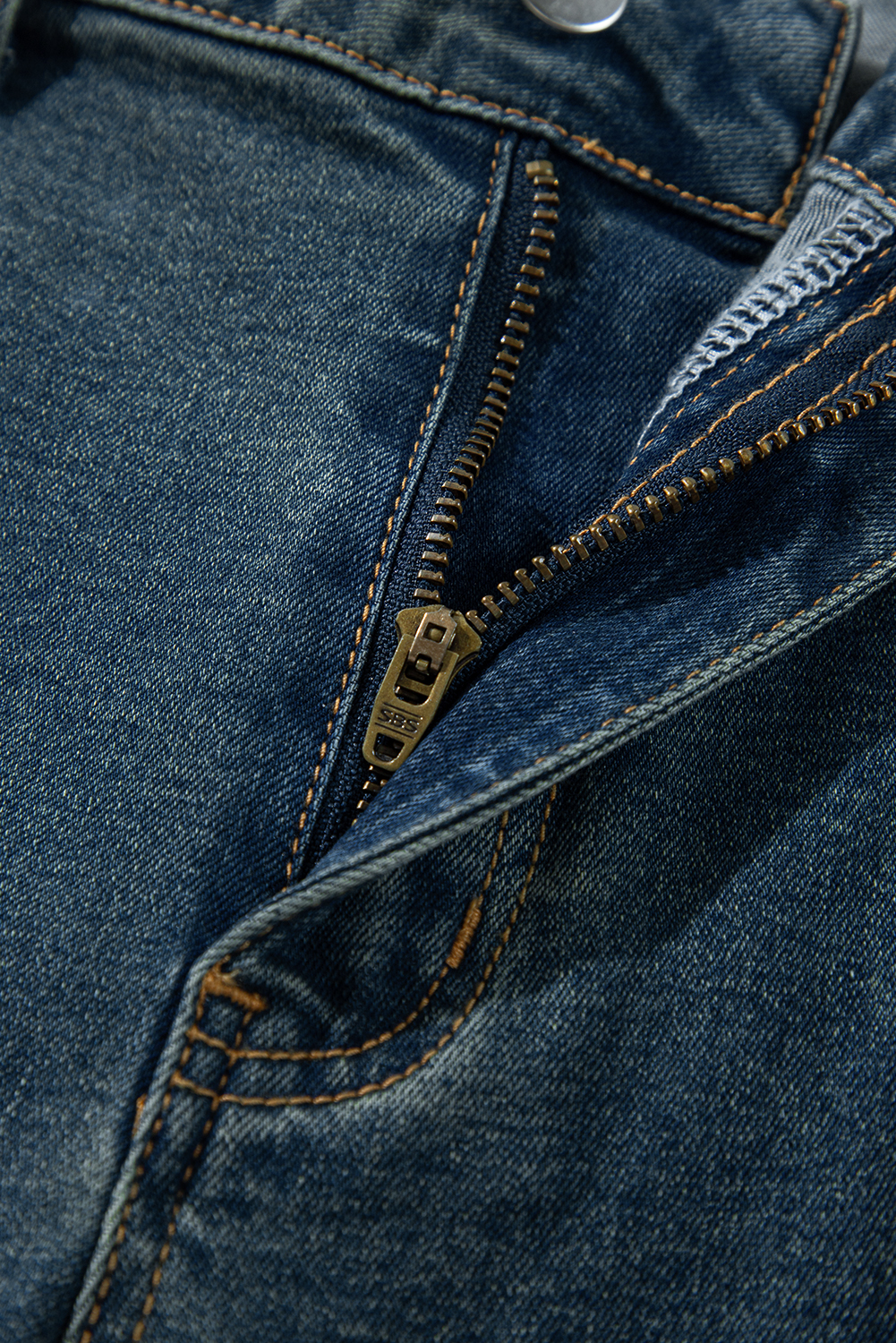 Real Teal Square Patch Pocket High Rise Shift Jeans