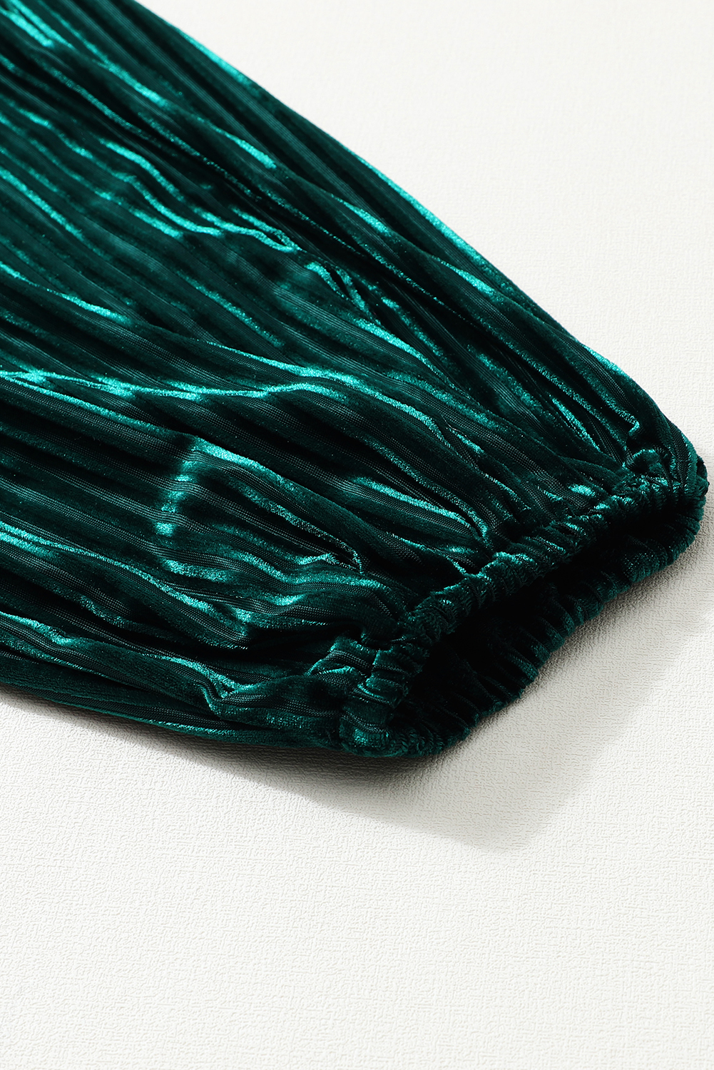 Red Tie Back Square Neck Velvet Babydoll Dress