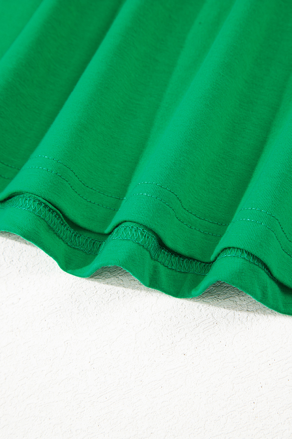 Khaki Casual Plain Crew Neck Tee