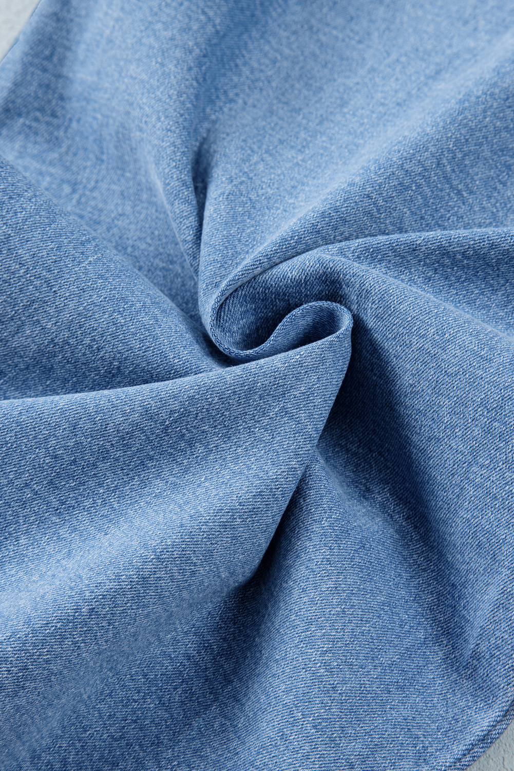 Gray Raw Hem Straight Leg Loose High Waist Jeans