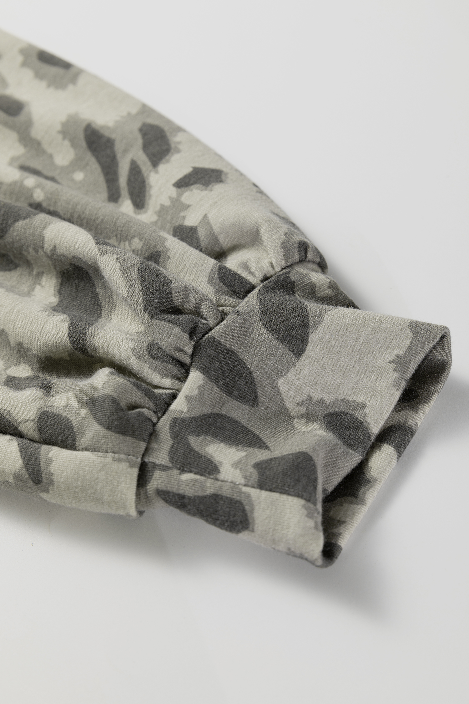 Brown Leopard Loose Tee Drawstring Waist Barrel Pants Set