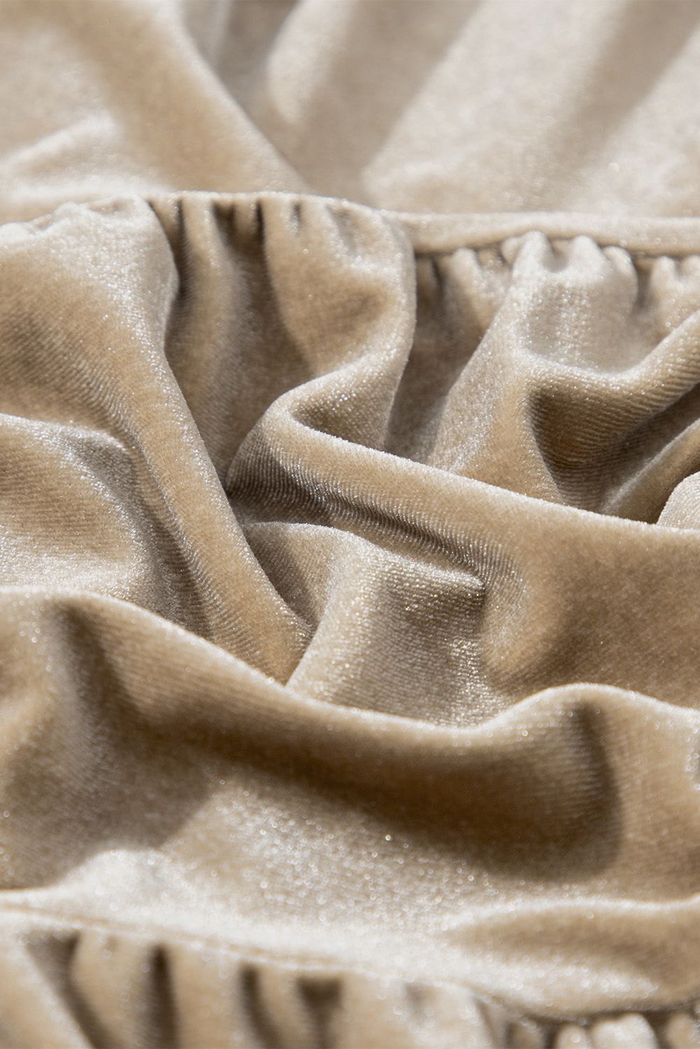 Burgundy 3/4 Sleeve Tunic Babydoll Velvet Shirt