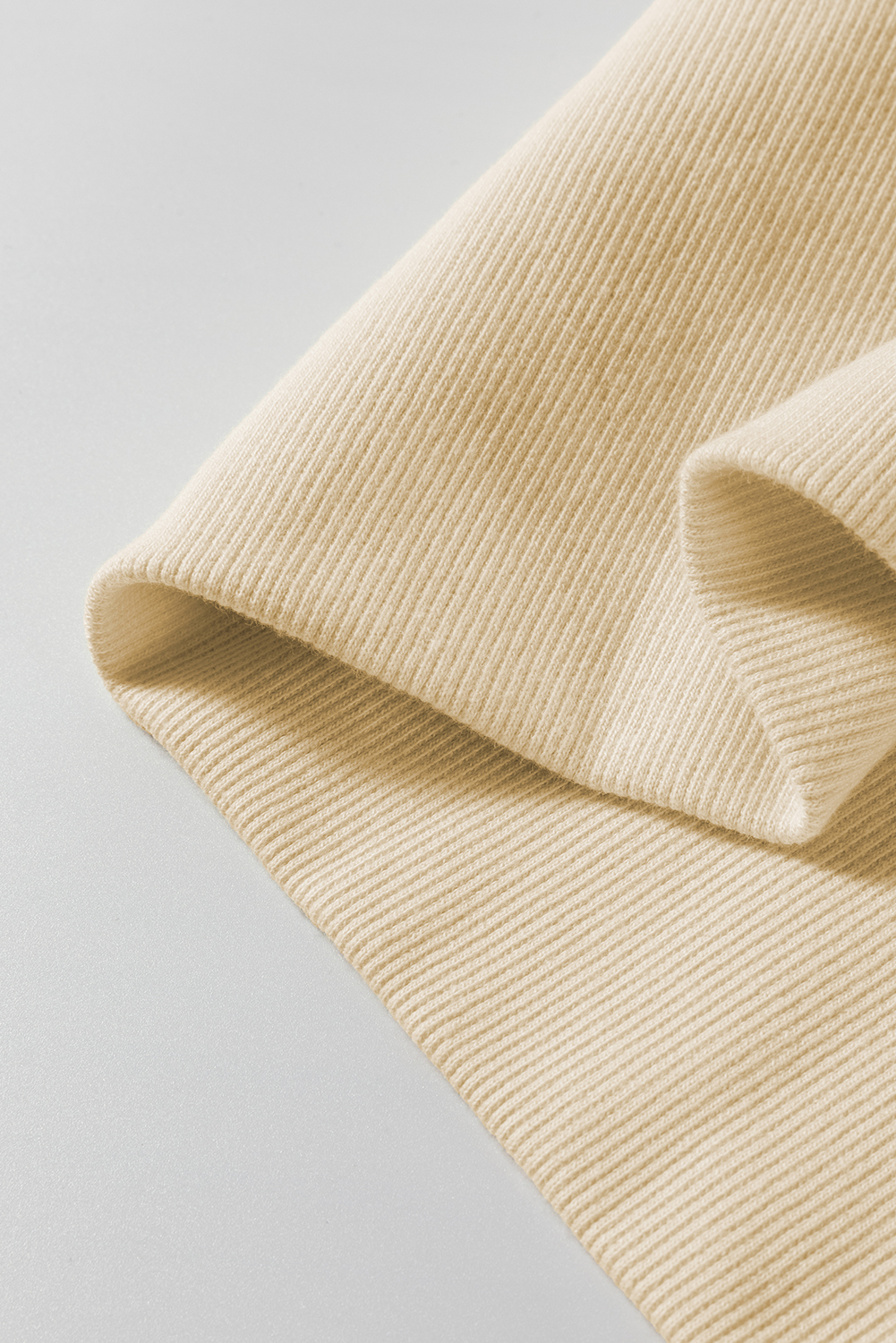 Contrast Stitching Split Baggy Sweatshirt