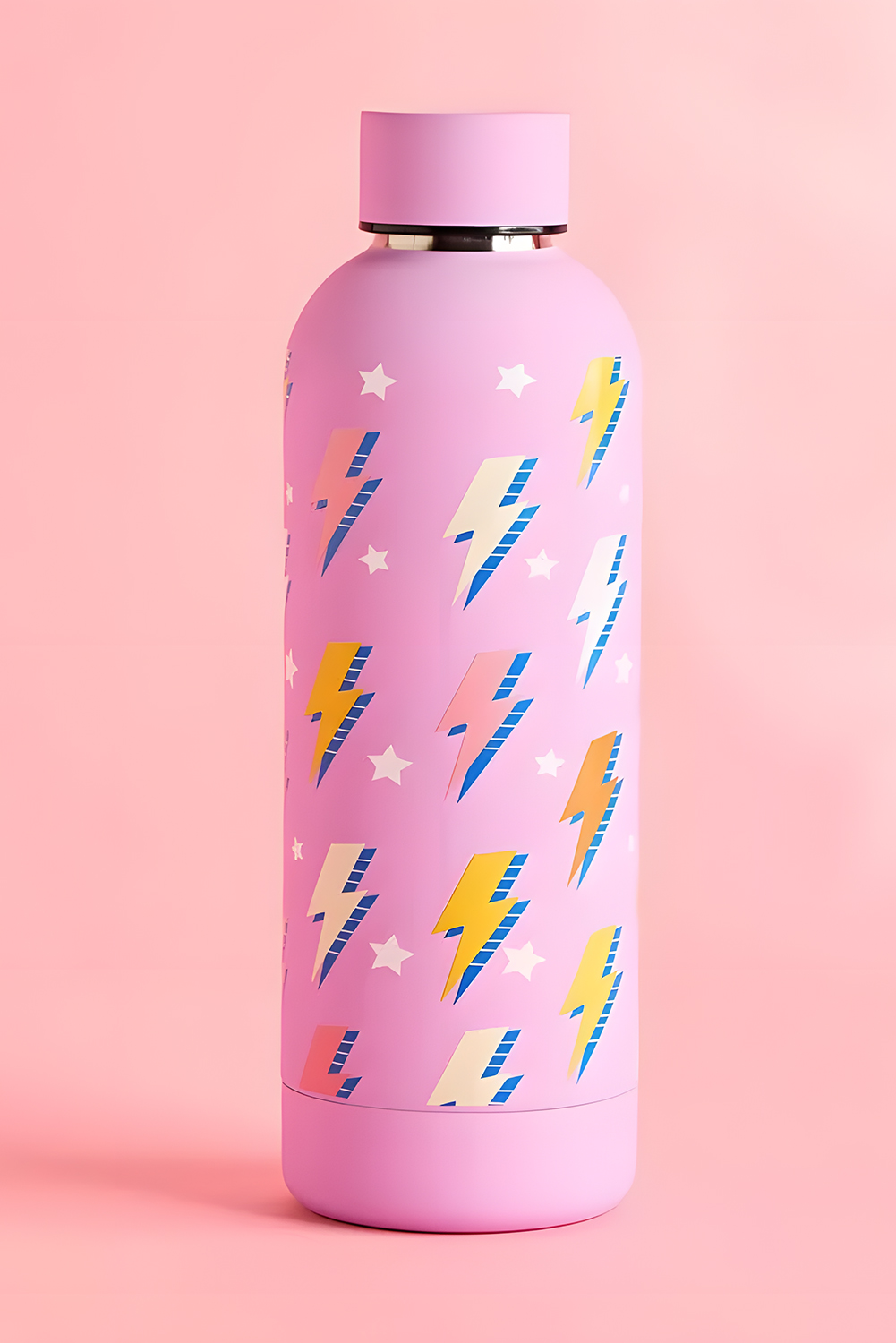 Sachet Pink 500ml Fashion Printed Double Wall Vacuum Water Bottle