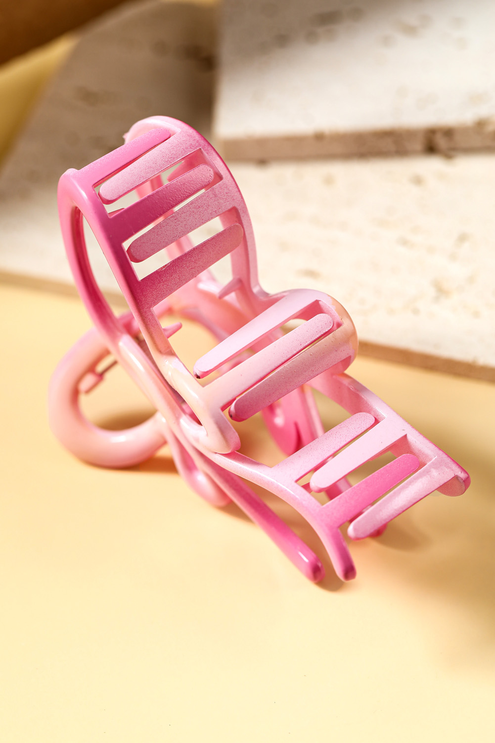 Bonbon Butterfly Shape Glossy Hair Claw Clip