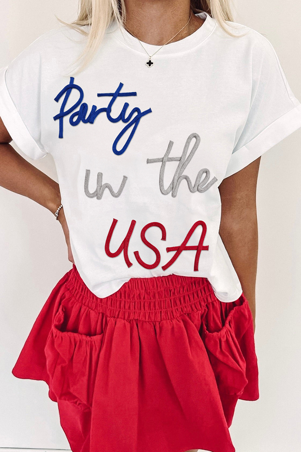White Party in the USA Graphic T Shirt