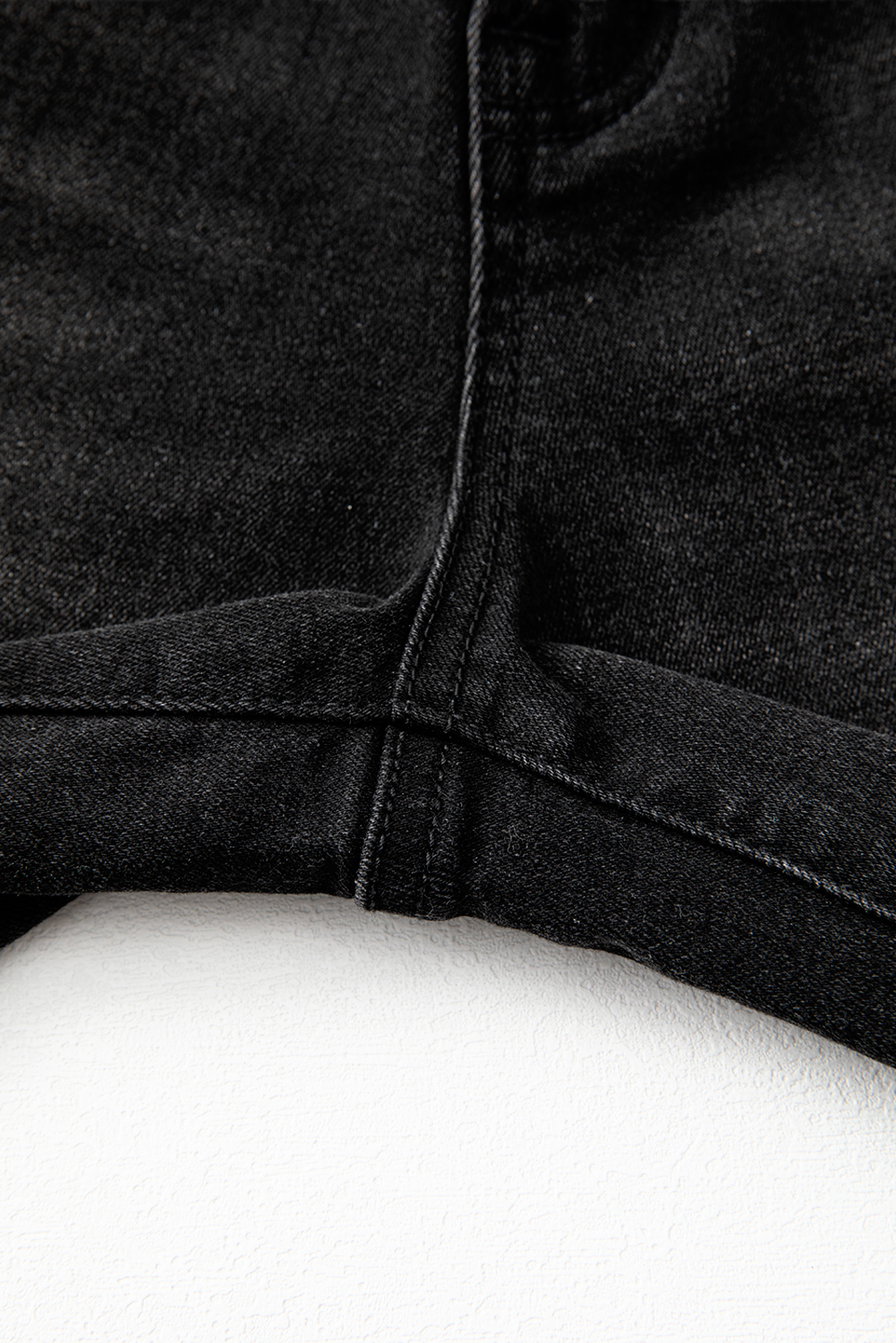 Real Teal Raw Hem Unique Cuffs Straight High Rise Loose Jeans