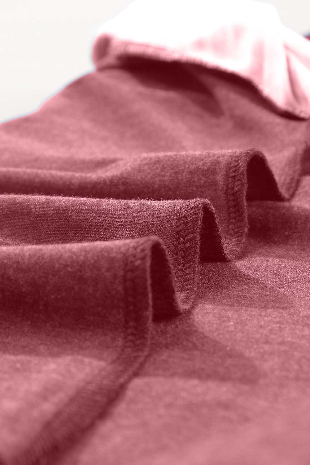 Tillandsia Purple Contrast Print Striped Raglan Long Sleeve Loose Top