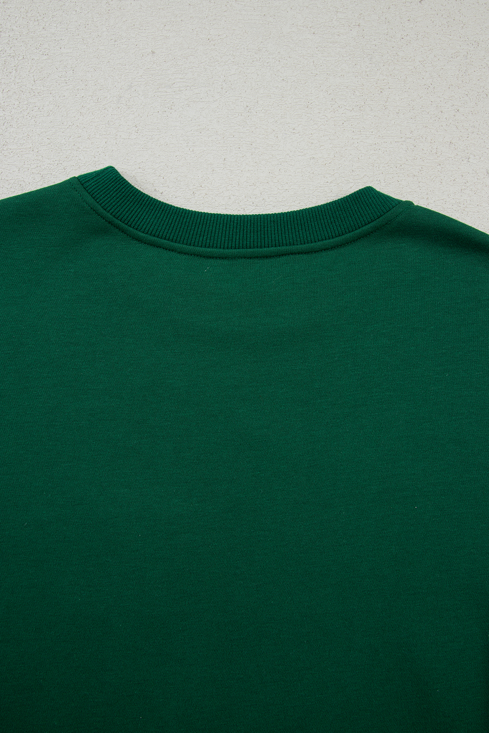 Evergreen Embroidered Letter Graphic Christmas Fashion Sweatshirt