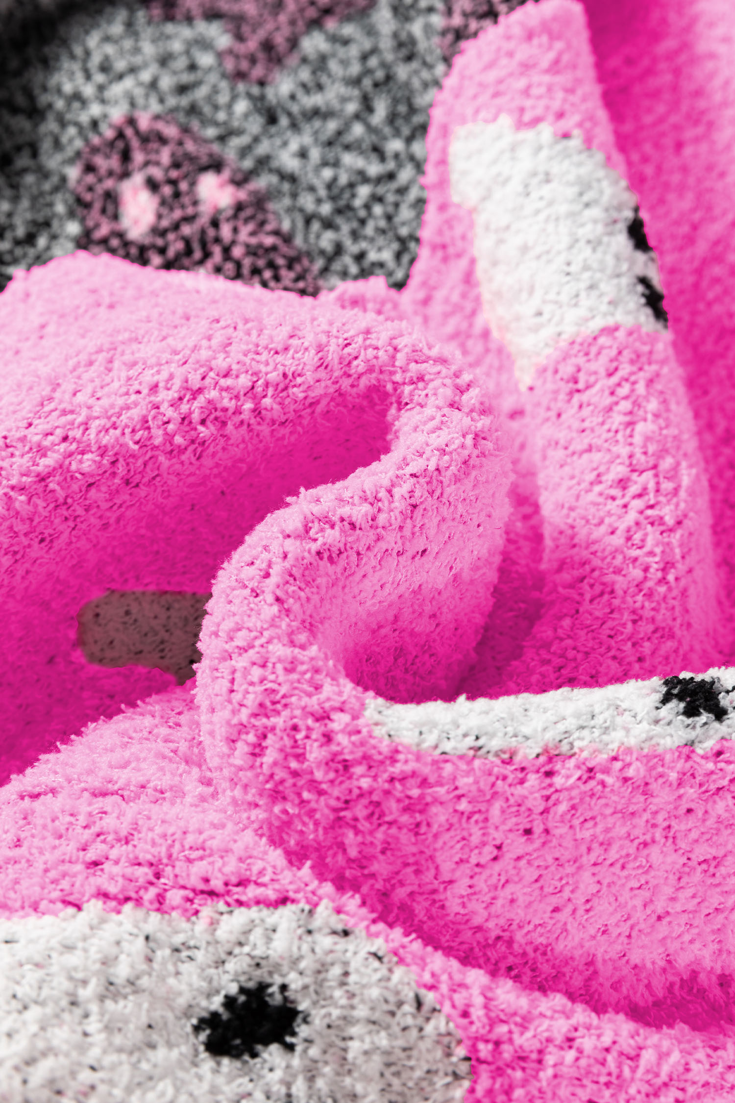 Bonbon Halloween Ghost Pattern Mid-length Knitted Cardigan