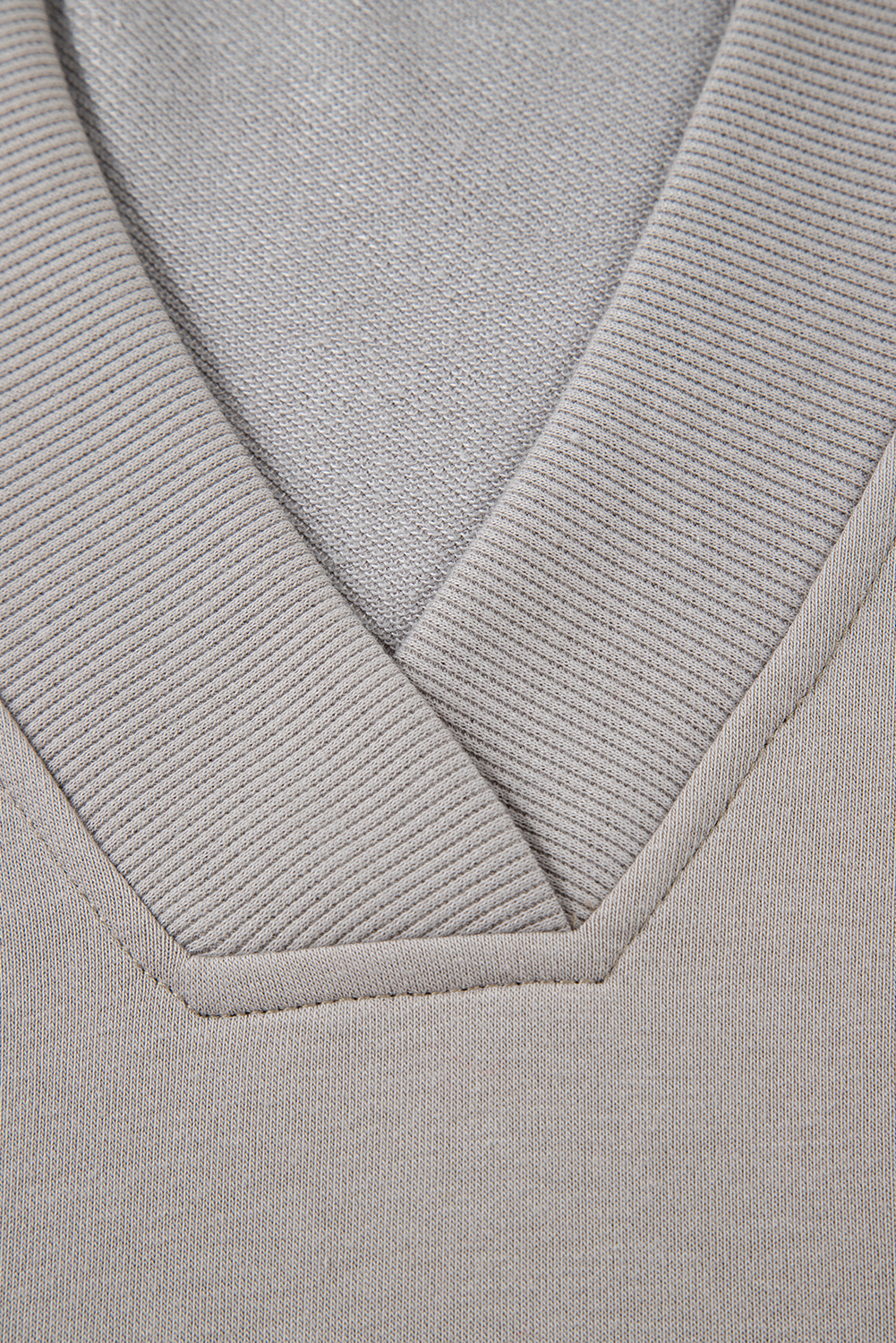 Parchment Aztec Embroidered Western V Neck Sweatshirt