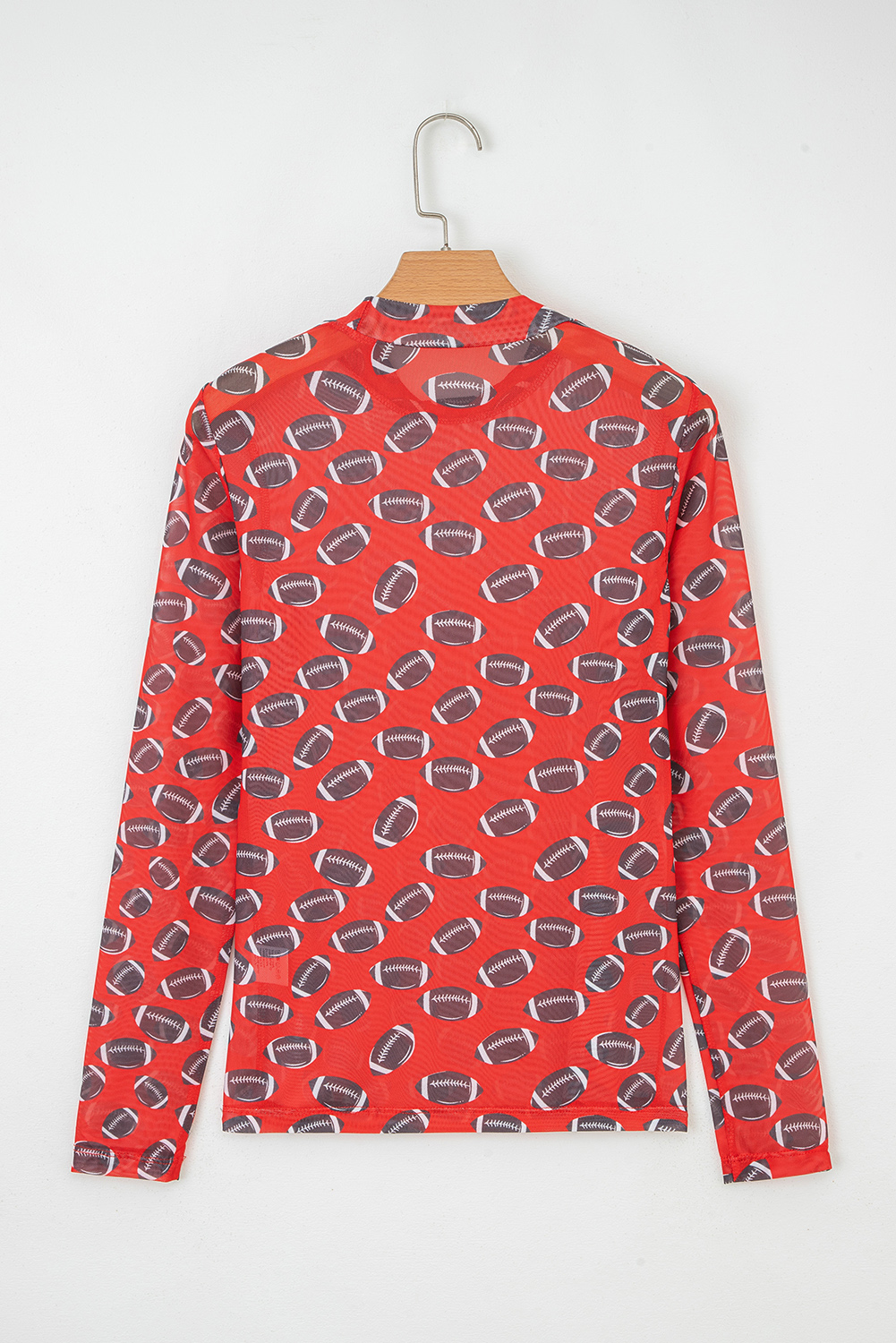 Black Christmas Fashion Print Slim Fit Long Sleeve Top