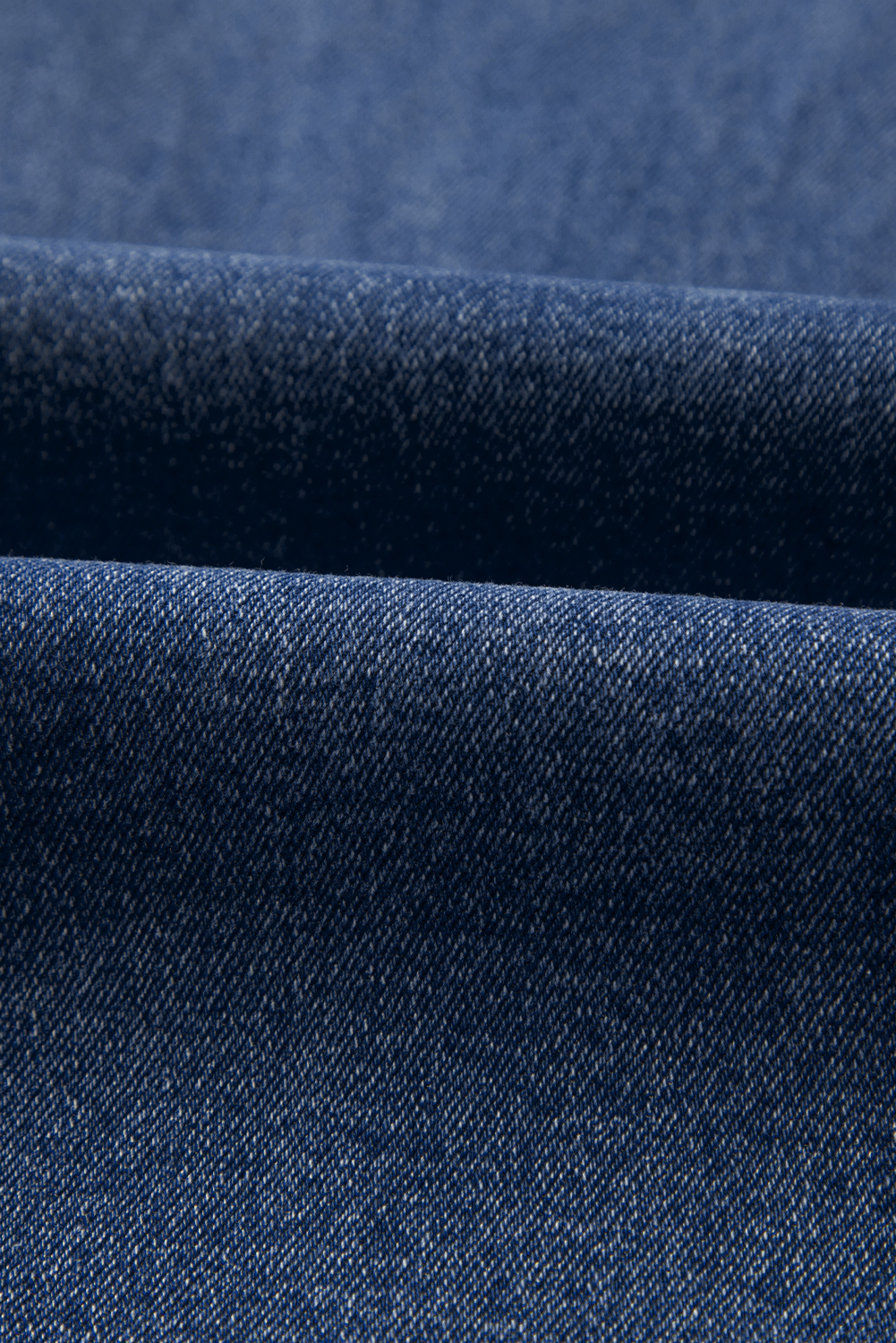 Real Teal Raw Hem Unique Cuffs Straight High Rise Loose Jeans