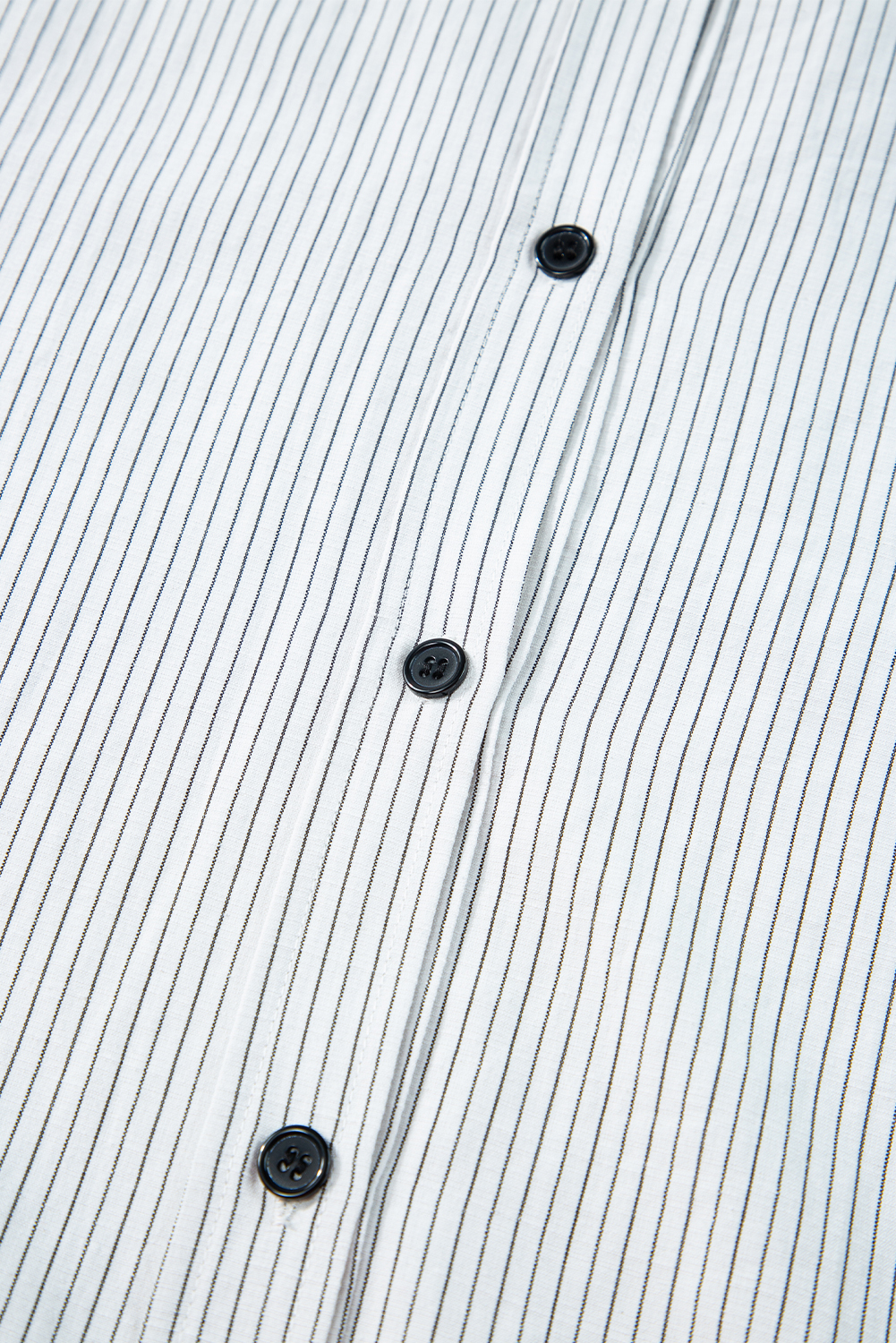 DEAR-LOVER Stripe Roll-tab Sleeve Pocketed Long Shirt