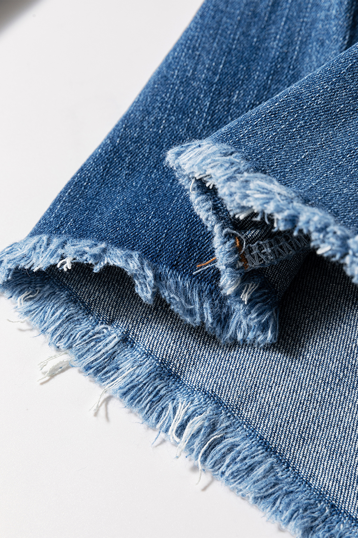 Coffee High Waist Button Fly Seamed Raw Hem Flare Jeans